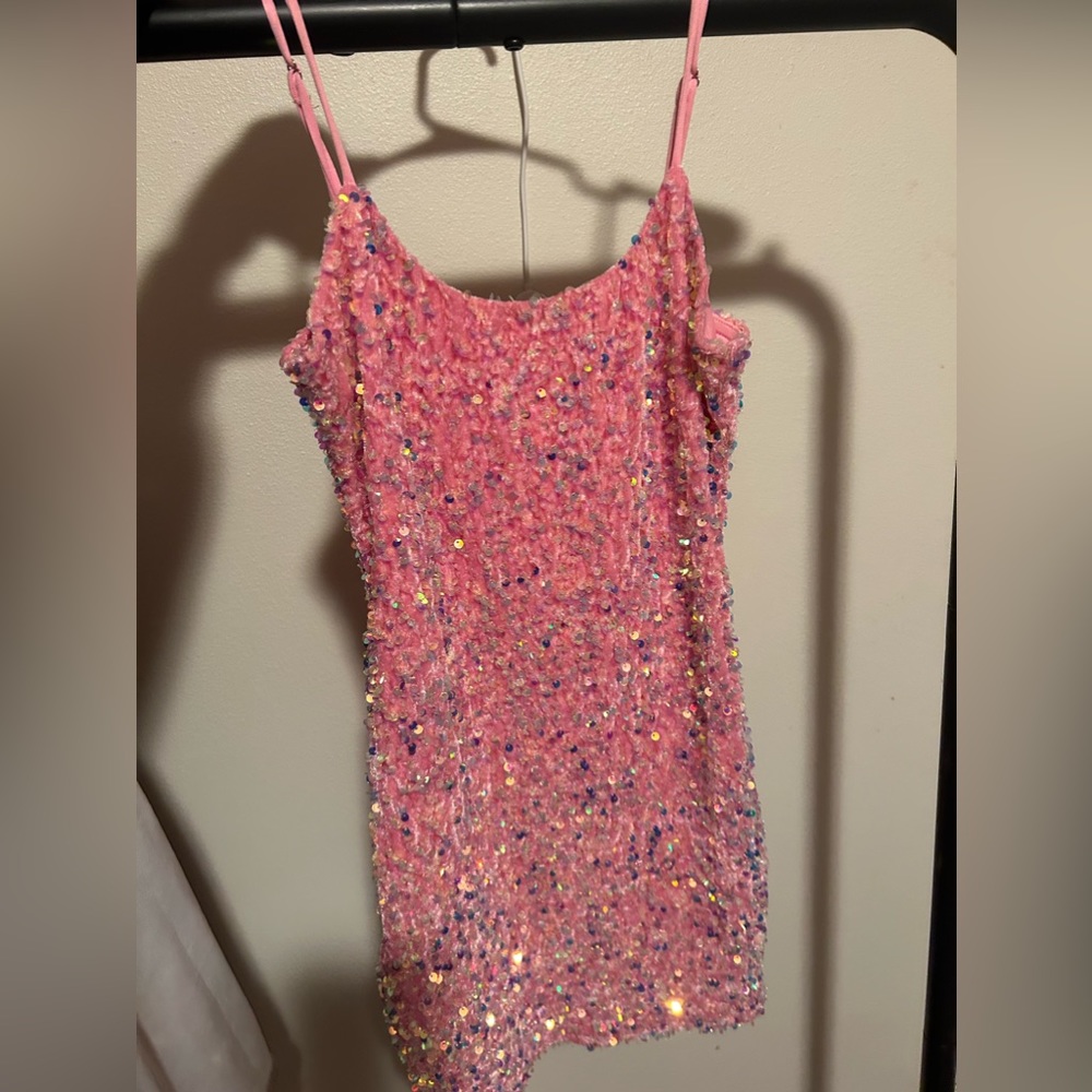 Lucy in the sky sequin dress